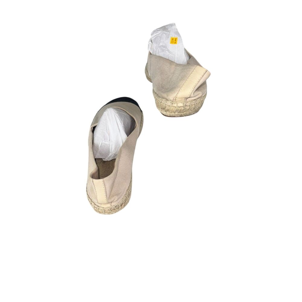 Tory Burch Canvas Color Block Flat Espadrille Siz… - image 2